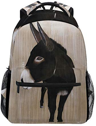 Eslifey Animal Sad Esel Rucksack Studenten Schultertasche Reisetasche College Schule Rucksäcke
