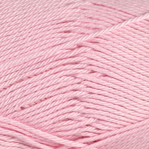 James C Brett It's Pure Cotton DK Yarn - 100% Cotton Double Knitting & Crochet Wool - 100g Ball (Pale Pink)
