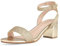 DREAM PAIRS Women's Sandals Open Toe Ankle Strap Low Block Chunky Heels Sandals Party Dress Pumps Shoes Carnival,Size 7.5,Gold/Glitter,Carnival