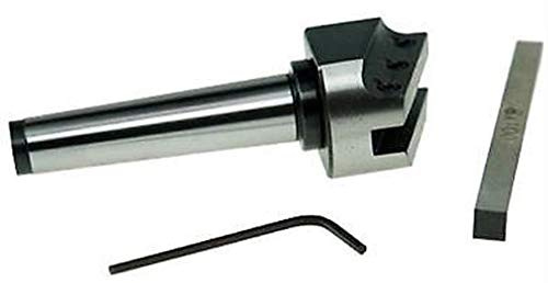 OMEX Fly Cutter MT2 Shank for Lathe & Milling Machine with 5/16 HSS Tool Bit - M10 Drawbar Thread