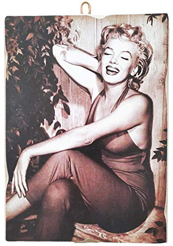 KUSTOM ART Bild im Vintage-Stil Marilyn Monroe aus der Sammlung Druck auf Holz