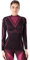 Ladeheid Thermounterwäsche Damen Funktionsunterwäsche Langarm Shirt Thermoaktiv LAGI004 (Schwarz/Rosa, XL)