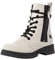 MARCO TOZZI by Guido Maria Kretschmer Damen Stiefeletten zum Schnüren Winter, Beige (Cream Patent), 39