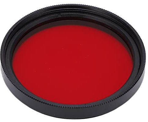 Red DSLR Camera Lens Filters - 40.5mm 43mm 46mm 49mm HD Full Color Filter, Waterproof Oil Proof With Lens Case for Most DSLR Cameras (40.5mm)