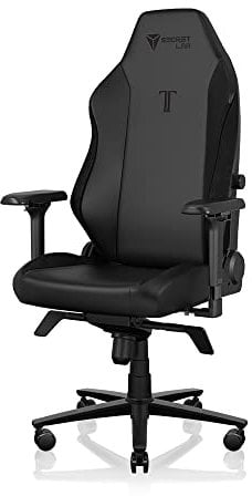 Secretlab Silla Gaming Titan EVO Black: Silla de Oficina reclinable, ergonómica y cómoda con reposabrazos 4D, cojín magnético y Soporte Lumbar de 4 vías. Negro. Polipiel