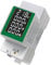 Ailao Digitaler Stromzähler Hutschiene Wechselstromzähler Stromzähler 1 Phasig Elektrischer Energiemesser Amperemeter Voltmeter Digitalanzeigespannungstester PZEM-008 (AC50-300V/100A).