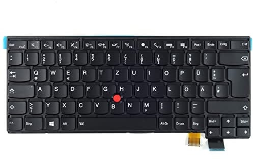 Tradebit - Tastatur für Lenovo ThinkPad I Deutsch DE QWERTZ I Volle Kompatibilität I Hochwertige Materialien I LED Backlight Beleuchtung I Modelle: T460s T470s