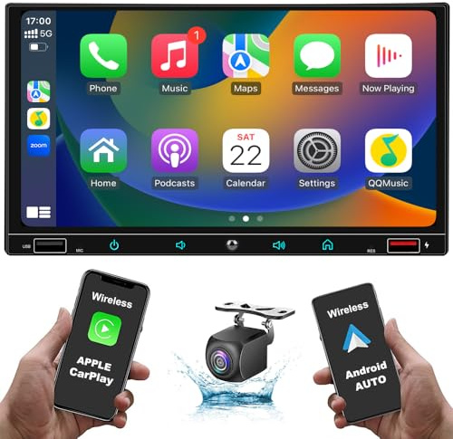 2024 Più Nuovo Doppio Din Car Stereo Per Wireless Apple Carplay & Android Auto (US01)