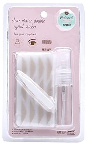 Invisible Eye-Lifting by Sticked, Double Eyelid Tape Stickers,Eye Lid Lifters Tape Instant Eye Lift Strips,Natural Fiber Waterproof Eye Lid Contour Stickers for Droopy Lids,Hooded Eyes (L)