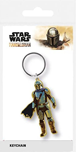 Star Wars The Mandalorian Bounty Hunter Schlüsselanhänger aus Gummi, multi, 6cm (1.2)