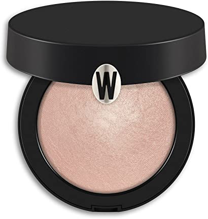 WYCON cosmetics BAKED HIGHLIGHTER mit super dünner und sehr sensorischer Textur (05 GOLDEN SUN) in Palette, Schimmernd, Gold, Pulver, Palette