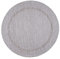 Carpetsale24 In- & Outdoor Teppich Wetterfest 160 cm Rund Sisal Optik Silberfarbe - Teppich Waschbar, Wasserfest, Pflegeleicht, Flachgewebe - Ideal für Balkon, Garten, Terrasse und als Küchenteppich