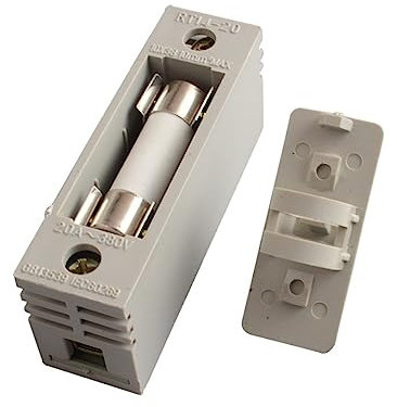 RT14-20 380V Porte-fusible for 10 x 38mm avec Fusible 1A 2A 3A 4A 5A 6A 8A 10A 16A 20A 25A 32A (Size : 5A)