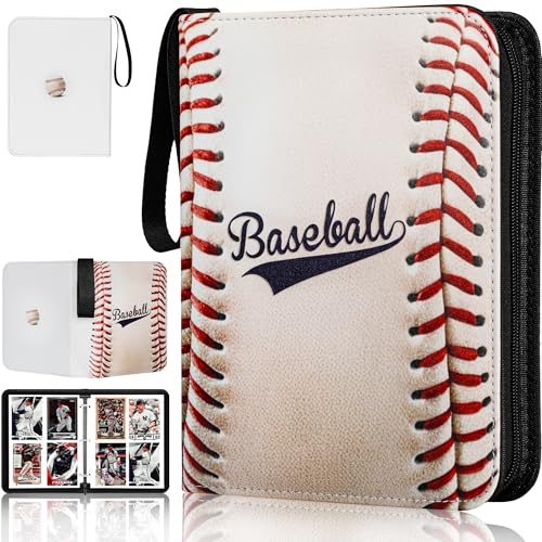 RONMONG Baseball Card Binder,2025-2026 Sports Trading Card with Sleeves Holder Album,440 Pockets Baseball Card Holder Sheets Display Storage Protectors for Collectors Boys and Girls Gift