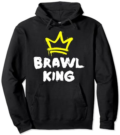 Brawl King Gamer Gaming Brawler Brawl Pullover Hoodie