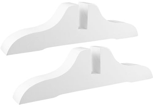 Luxshiny 2 Stück Klappbarer Raumteiler-Ständer Sichtschutz-Panel-Füße Holz-Trennwand-Stützklammern Trennwand-Basis-Stützbeine Für Zuhause Hotel Büro Garten Spalier