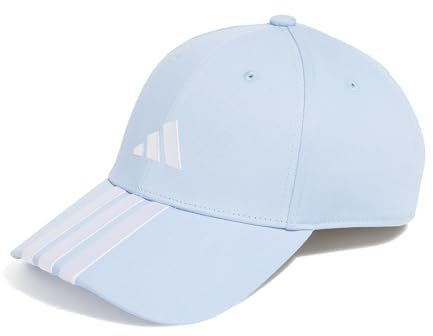 adidas Unisex Bball 3S Cap New Logo, Glow Blue/White, M