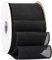 Ribbonitlux Black Burlap Wired Ribbon, 75mm x 18 Meters, Wired Edge Burlap Ribbon for Gift Wrapping, Big Bow, Wreath, and Christmas Tree Decoration