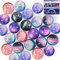 EXTRAPINS 20 Stück Flummies für Kinder,32 mm Flummi Planeten,Weltraumthema Flummis Springball,Kinder Flummis für Partygeschenke,Flummis als Kindergeburtstag Gastgeschenke für Kinder