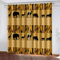 Vorhang Blickdicht Afrika Vorhänge Retro-Afrikanische Tiere Gardinen Wohnzimmer Schlafzimmer Verdunklungsvorhänge Thermovorhang 3D Druck Schallschutz Vorhang mit Ösen 2er Set B 75 x H 166 cm a2743