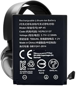 MUKUZI AKKU Compatible with [SteelSeries] 61527, Arctis Nova Pro 82-2-7136898 (Replacement for NP-45)