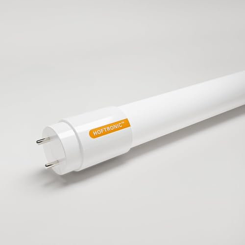 HOFTRONIC - Tube LED 120 cm - 12,5 Watt 2000 Lumen (160/mW) - T8 G13 Raccord - 6500K Blanc Froid (865) - LED Fluorescent Sans Scintillement - Tube Neon