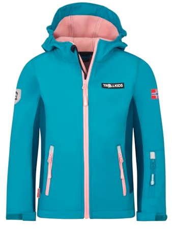 Trollkids Girls Oslofjord Jacket 164, Harbor Blue