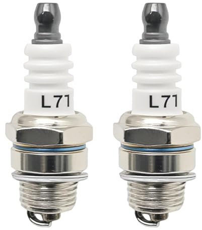 MospdyGear 2 Pcs BPMR7A L7T 2 Stroke Spark Plug, Replacement for Champion CJ8 RCJ6Y RCJ7Y CJ7Y RCJ8, Replacement for Stihl 017 018 MS170 MS180 TS400 TS410