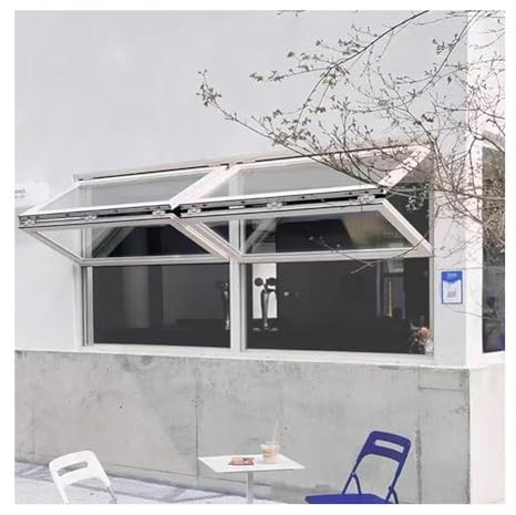 Concession window for food trolley with awning door aluminium alloy sliding Window,Aluminum Frame Concession Window, Outdoor Kitchen Sliding Windows with Tempered Glass, Concession Stand Fol