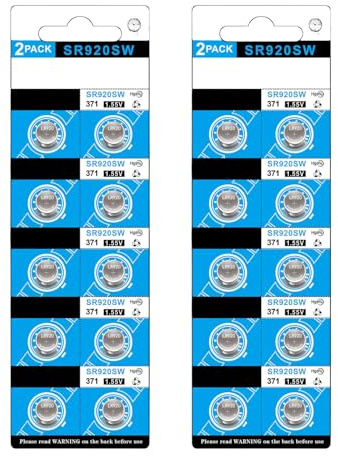 20pcs AG6 LR920 Button Batteries Watch Electronics Button Cell Batteries Stable Power Supply LR920/AG6/SR920/371