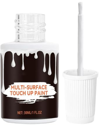 Générique Peinture pour meubles,stylo retouche rayures séchage rapide 30 ml - peinture métal retouche placard kitchenette - pour cuisine, salle de bain, mur, porte, réfrigérateur,