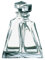 Bohemia - Lovers Glass Decanter I Set of 2 I 550 ml Decanter Set with Stopper, for Wine, Bourbon, Whiskey, Gift Boxed Packaged