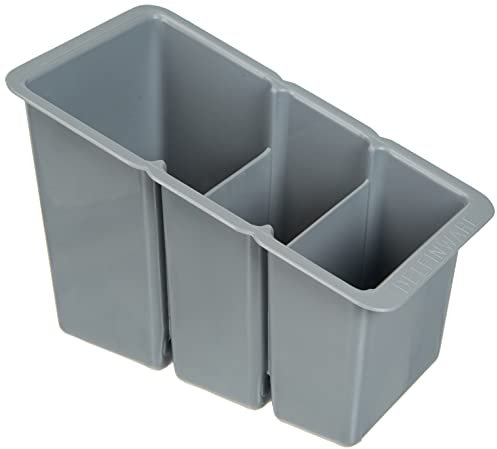 Delfinware Plastic Cutlery Box, Grey, 19 x 10.5 x 13 cm