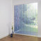 ourdeco® Komplett-Vertikalanlage/Breite: 100 cm/Höhe: 250 cm/Farbe: blau/Lamellenbreite 127 mm/in der Höhe kürzbar/Decken- oder Wandmontage/lichtdurchlässig