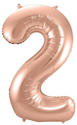 Folat 8714572631327 Folienballon, Rosegold, 2