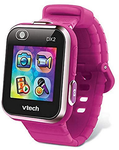VTech - Kidizoom Smartwatch Connect DX2 Raspberry, Smartwatch für Kinder, Smartwatch für Kinder - 5/13 Jahre - FR-Version