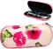 alles-meine.de GmbH Brillenetui/Brillenbox - Schmetterlinge & Blumen - rosa & pink - inkl. Name - Hardcase/Hartschale - extrem stabil - Etui für Brille oder andere Kleini..