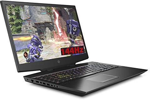 HP OMEN 17-cb0005na 17.3 Inch FHD 144 Hz Gaming Laptop, Intel Core i7-9750H, 16 GB RAM, 512 GB SSD, 1 TB HDD, NVIDIA GeForce RTX 2060 (6 GB GDDR6 Dedicated) Graphics, Windows 10 Home - Black