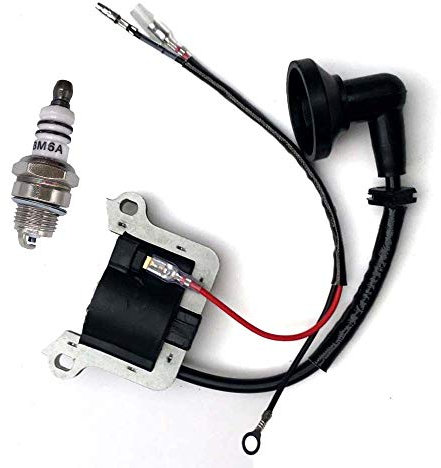 Zündspule mit Zündkerze für Zipper ZI-MOS145 / ZI-MOS145G / ZI-MOS125 / MOS 911 1,97 PS Motorsense Freischneider