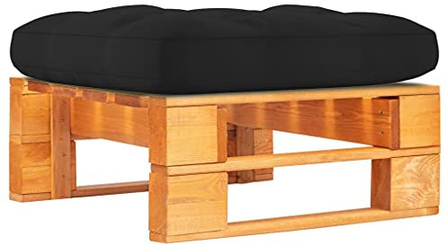 vidaXL Kiefernholz Honigbraun Imprägniert Gartenhocker Sitzhocker Beistelltisch Hocker Fußhocker Gartentisch Couchtisch Palettenmöbel Garten