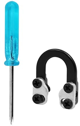 CENPEK Tiro con arco D Loop D Anillo Tornillo grilletes Metal Quick Link D Ring Disparador de liberación de tiro con arco rojo