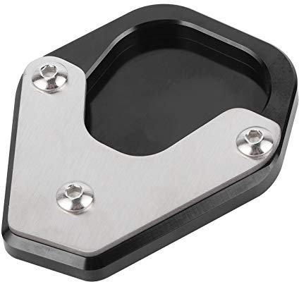 Motorrad Seitenständer Pad, CNC Aluminium Motorrad Ständer Extender Fuß Seitenständer Extension Pad Motorrad Ständer Pad Standplatte für MOTO GUZZI V85TT 2020-2021 Pedal/Pedal und Zubehör