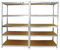 TRUTZHOLM 2X XXL Schwerlastregal 180x20x60 cm bis 875 kg belastbar mit 5 verstellbaren Böden Regal Steckregal Weitspannregal