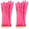 (2 paires) Gants en latex de caoutchouc réutilisables multi-usages imperméables pour enfants, lavage de vaisselle, nettoyage, peinture