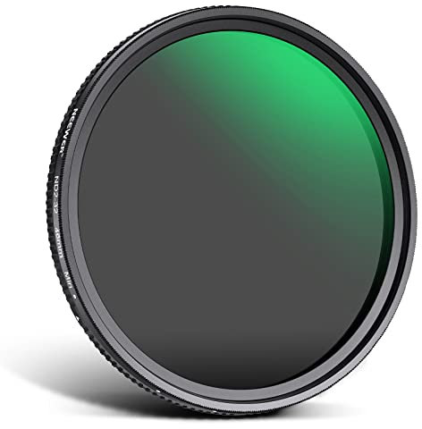 NEEWER Filtro ND variabile 46mm ND2-ND32(1-5 Stops), senza X/Vetro Ottico/multistrato/ultra sottile/idrorepellente/resistente ai graffi