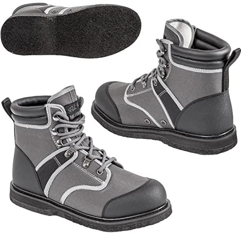 Mega Fishing FLADEN Maxximus atmungsaktive Wat Bekleidung - Wathose & Watschuhe - Atmungsaktiv - Winddicht - Wasserdicht 15.000mm (EU 44/45, Watschuhe)