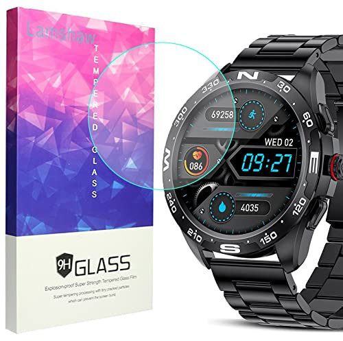 Blueshaweu Onetuo Displayschutzfolie Kompatibel Für SIEMORL Smart Watch 1.32, 9H Härte Panzerglas Schutzfolie für SIEMORL Smartwatch (3 Pack)