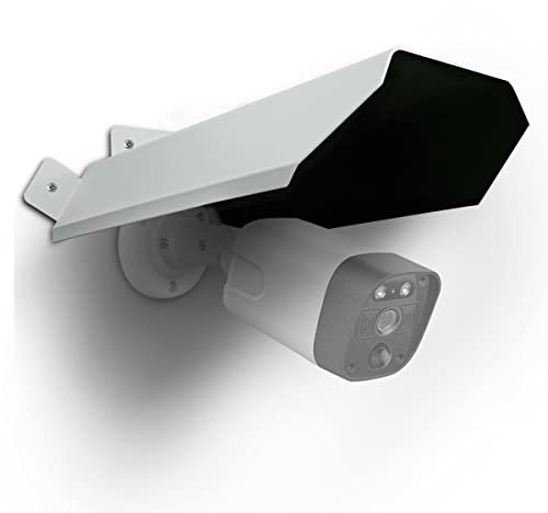 (CCTV Überwachungskamera Abdeckung) Wetterfestes Schutzgehäuse Sonnenschutz Metall Regenschutz für Bullet und Dome Kamera, Metall