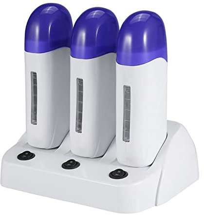 3 Tipi di Cera a Cartuccia Rullo Depilatorio Riscaldatore Riscaldatore Ceretta Macchina per la Depilazione del Corpo Spina Europea 220‑240 V Riscaldatore di Cera per Cera a Rullo