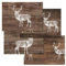 Papiertischset Deer Lodge, Hirsch, 1 Abreissblock mit 48 Blatt (4 Sujets à 12 Blatt), L42xB29.7xH0.8cm